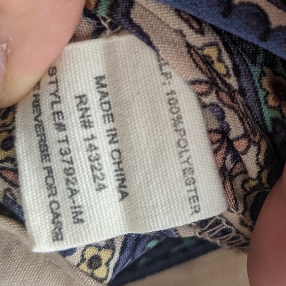 Peplum bohemian print blouse - Picture 5 of 5